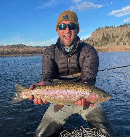 Fly fishing near Bozeman